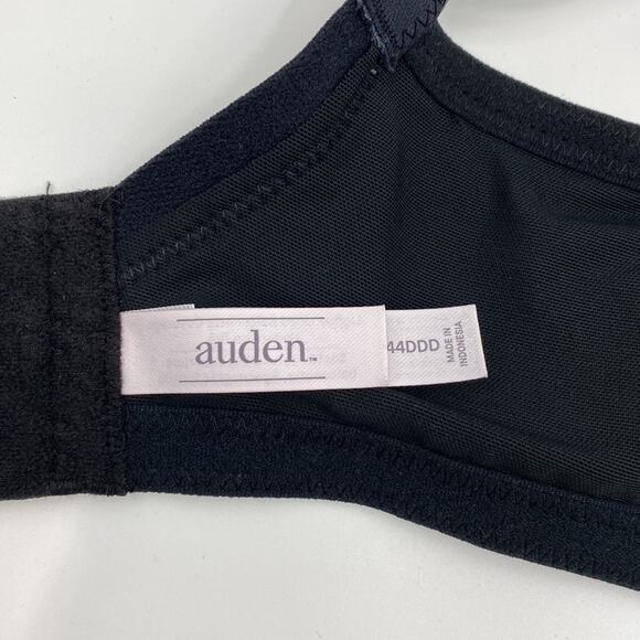 NWT AUDEN Black Lightly Lined Balconette Coverage Underwire Bra 44DDD 44F - Picture 7 of 7